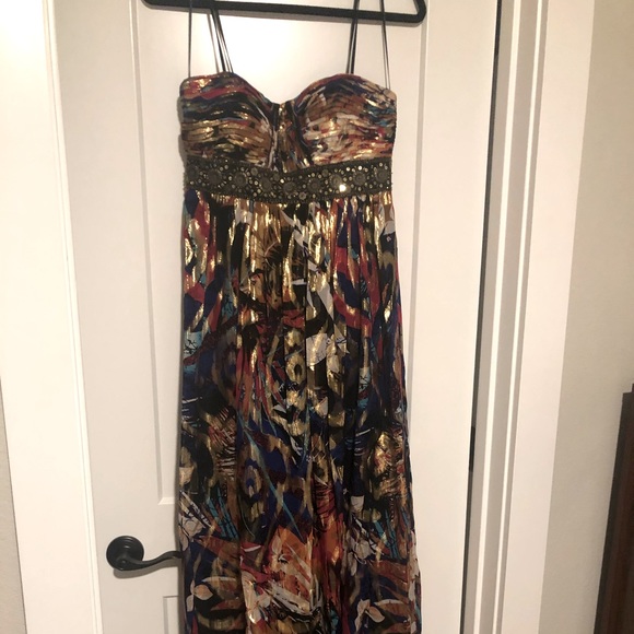 Pattern Prom Dress - Picture 2 of 5